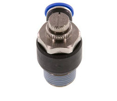 Silenciador de control de flujo Codo de salida del medidor 10 mm - R1/2'' Latón/PA 66