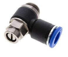 Flow Control Silencer Meter-Out Elbow 12 mm - G3/8'' Brass/PA 66 Slotted Screw