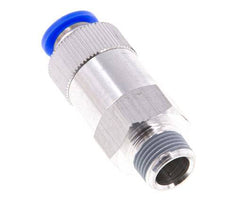 Válvula de retención a presión de 10 mm y R3/8'' macho de aluminio 0,2-10bar (3-145psi) con rosca para manguera