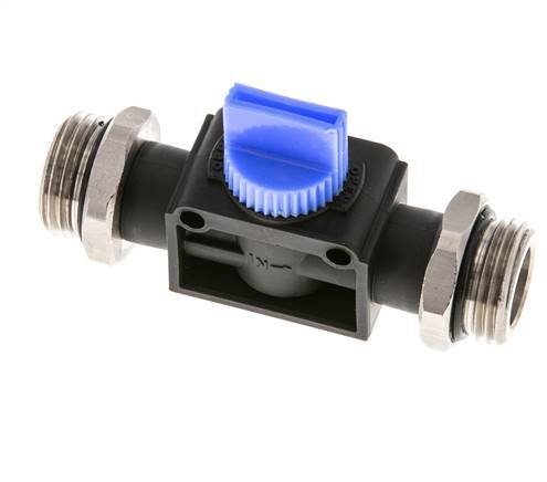 Válvula manual de cierre de 3/2 vías G1/2'' Plástico/Latón