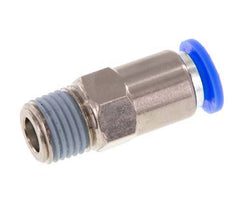 Válvula de retención a presión de 8mm y R1/4'' macho de latón/PBT 0,2-10bar (3-145psi) Rosca-manguera