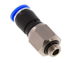 Junta giratoria de 8mm y G1/8'' Roscas macho de latón niquelado/PBT NBR Giratorio