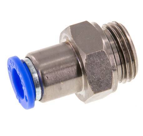 Racor rápido 10mm y G1/2'' Macho Latón autoblocante/PBT 0-10bar (0-145psi)
