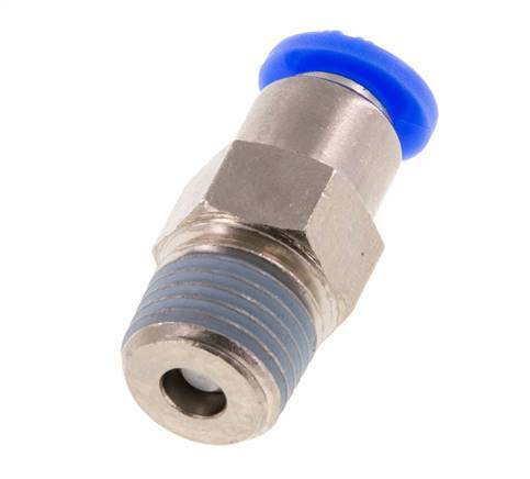 Push-In Check Valve 6mm & R1/4'' Male Brass/PBT 0.2-10bar (3-145psi) Thread-Hose