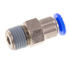 Válvula de retención a presión de 6mm y R1/4'' macho de latón/PBT 0,2-10bar (3-145psi) Rosca-manguera