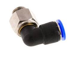 12mm & G3/8'' Elbow Swivel Joint Push-In-Male Threads Nickel-Plated Brass/PBT NBR Rotatable