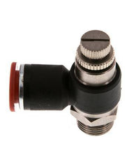 Silenciador de control de flujo Codo de entrada de medidor 12 mm - G3/8'' Latón/PA 66