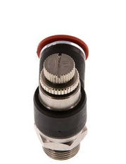 Silenciador de control de flujo Codo de entrada de medidor 12 mm - G3/8'' Latón/PA 66