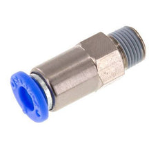 Válvula de retención a presión de 6mm y R1/8'' macho de latón/PBT 0,2-10bar (3-145psi) Rosca-manguera