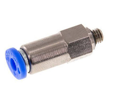 Válvula de retención a presión 4mm y M5 macho de latón/PBT 0,2-10bar (3-145psi) con rosca para manguera
