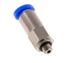 Válvula de retención a presión 4mm y M5 macho de latón/PBT 0,2-10bar (3-145psi) con rosca para manguera