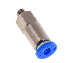 Válvula de retención a presión 4mm y M5 macho de latón/PBT 0,2-10bar (3-145psi) con rosca para manguera