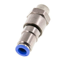Junta giratoria rápida de 10mm y R3/8'' Roscas macho de latón niquelado/PBT NBR Giratorio