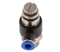 Flow Control Silencer Meter-Out Elbow 6 mm - G3/8'' Brass/PA 66