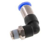 Push-In Fitting 6mm & R1/8'' Male Auto Shut-Off Elbow Brass/PBT 0-10bar (0-145psi) [2 Pieces]