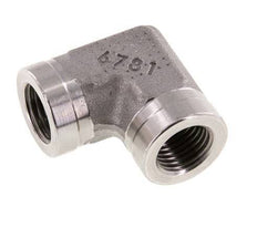 Racor acodado 90deg G1/4'' Hembra Acero inoxidable de alta presión 350bar (4917.5psi) Hidráulico