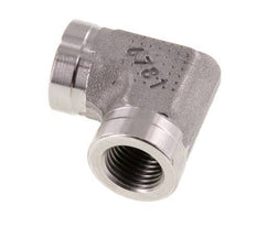 Racor acodado 90deg G1/4'' Hembra Acero inoxidable de alta presión 350bar (4917.5psi) Hidráulico