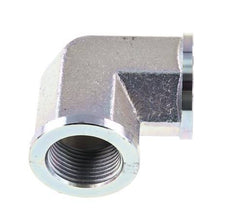 Racor acodado 90deg G1'' Hembra Acero Alta Presión 160bar (2248.0psi) Hidráulico