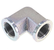 Racor acodado 90deg G1'' Hembra Acero Alta Presión 160bar (2248.0psi) Hidráulico