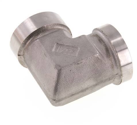 Racor acodado 90deg G1 1/4'' Hembra Acero inoxidable de alta presión Hidráulica 160bar (2248.0psi)