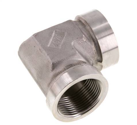 Racor acodado 90deg G1 1/4'' Hembra Acero inoxidable de alta presión Hidráulica 160bar (2248.0psi)