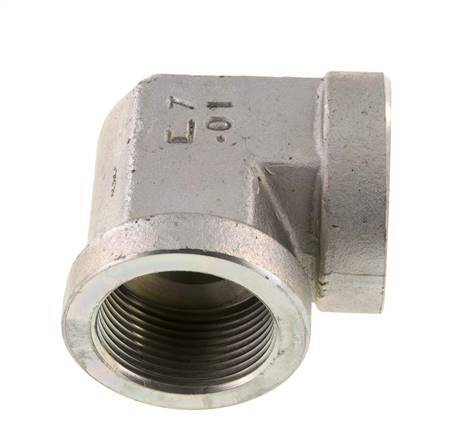Racor acodado 90deg G1 1/4'' Hembra Acero Alta Presión 160bar (2248.0psi) Hidráulico