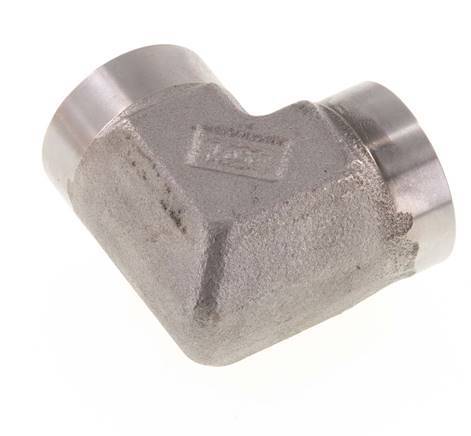 Racor acodado 90deg G3/4'' Hembra Acero inoxidable de alta presión 200bar (2810.0psi) Hidráulico