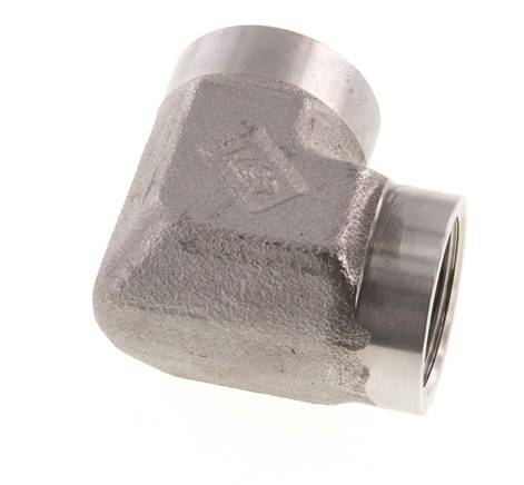 Racor acodado 90deg G3/4'' Hembra Acero inoxidable de alta presión 200bar (2810.0psi) Hidráulico