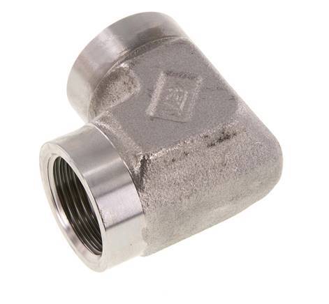 Racor acodado 90deg G3/4'' Hembra Acero inoxidable de alta presión 200bar (2810.0psi) Hidráulico