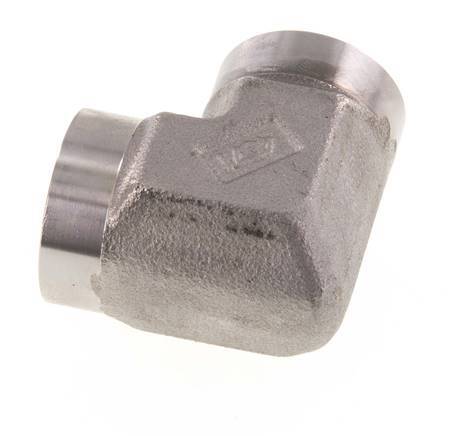 Racor acodado 90deg G3/4'' Hembra Acero inoxidable de alta presión 200bar (2810.0psi) Hidráulico