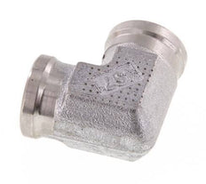 Racor acodado 90deg G3/8'' Hembra Acero inoxidable de alta presión 250bar (3512.5psi) Hidráulico