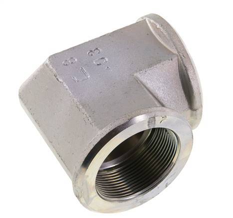 Racor acodado 90deg G2'' Hembra Acero Alta Presión 100bar (1405.0psi) Hidráulico