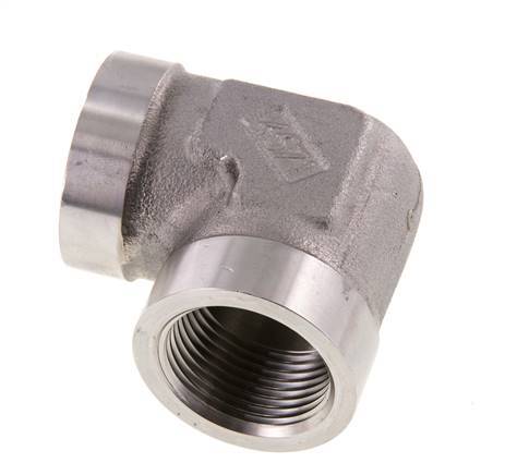 90deg Angled Fitting G1'' Female High Pressure Stainless Steel 160bar (2248.0psi) Hydraulic