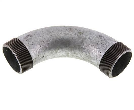 90deg Angled Pipe R2 1/2'' Cast Iron 25bar (351.25psi)