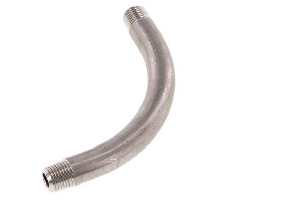 Tubo en ángulo de 90 grados R1/4'' Acero inoxidable 16bar (224.8psi)