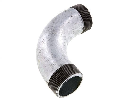 Tubo en ángulo de 90 grados R2'' Hierro fundido 25bar (351.25psi)