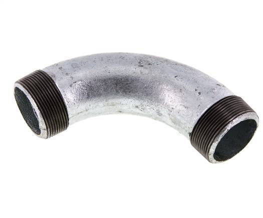 Tubo en ángulo de 90 grados R2'' Hierro fundido 25bar (351.25psi)