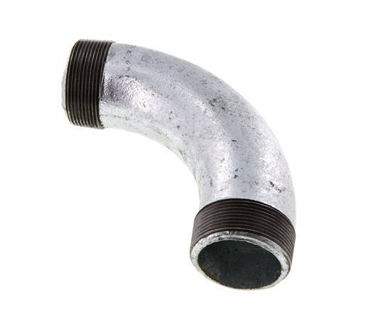 Tubo en ángulo de 90 grados R2'' Hierro fundido 25bar (351.25psi)