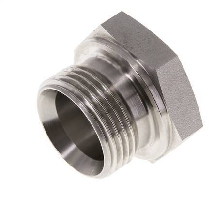 Tapón G1'' Acero inoxidable con hexágono exterior cono de 60° 150bar (2107,5psi) Hidráulico
