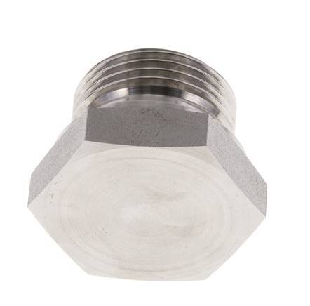 Tapón G1'' Acero inoxidable con hexágono exterior cono de 60° 150bar (2107,5psi) Hidráulico