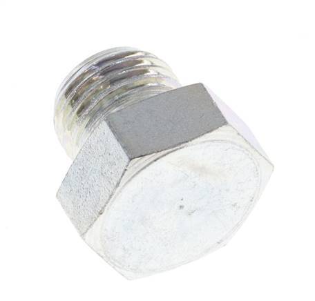 Plug G1/4'' Steel with External Hex 60° cone 575bar (8078.75psi) Hydraulic [5 Pieces]