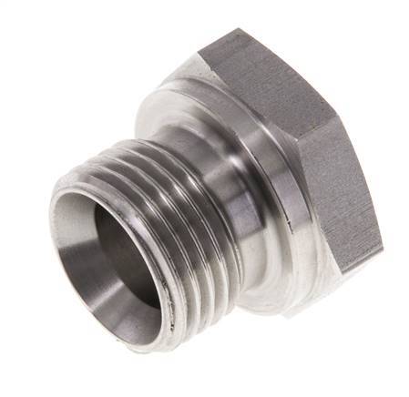 Tapón G1/2'' Acero inoxidable con hexágono exterior cono de 60° 300bar (4215.0psi) Hidráulico