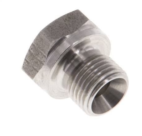 Tapón G1/8'' Acero inoxidable con cono hexagonal externo de 60° 575bar (8078.75psi) Hidráulico
