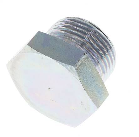 Tapón G1'' Acero con hexágono exterior cono 60° 150bar (2107.5psi) Hidráulico