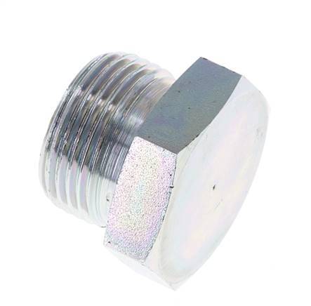 Tapón G1'' Acero con hexágono exterior cono 60° 150bar (2107.5psi) Hidráulico