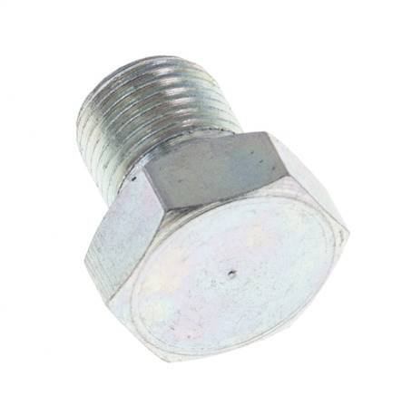 Plug G1/8'' Steel with External Hex 60° cone 575bar (8078.75psi) Hydraulic [10 Pieces]