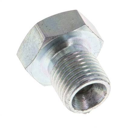 Plug G1/8'' Steel with External Hex 60° cone 575bar (8078.75psi) Hydraulic [10 Pieces]