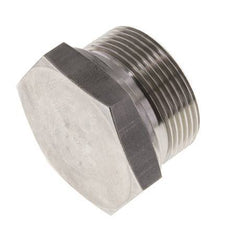 Tapón G1 1/2'' Acero inoxidable con hexágono exterior cono de 60° 125bar (1756.25psi) Hidráulico