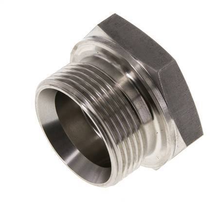 Tapón G1 1/4'' Acero inoxidable con hexágono exterior cono de 60° 150bar (2107,5psi) Hidráulico