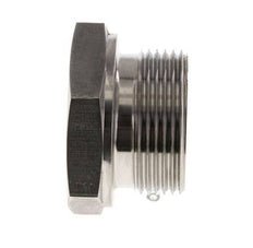 Tapón G1 1/4'' Acero inoxidable con hexágono exterior cono de 60° 150bar (2107,5psi) Hidráulico
